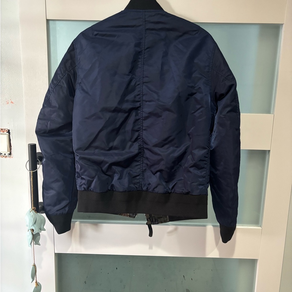 Coach Dark Blue Bomber Jacket - Picture 5 of 5